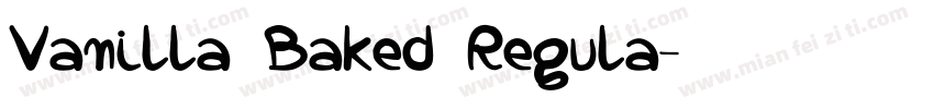 Vanilla Baked Regula字体转换